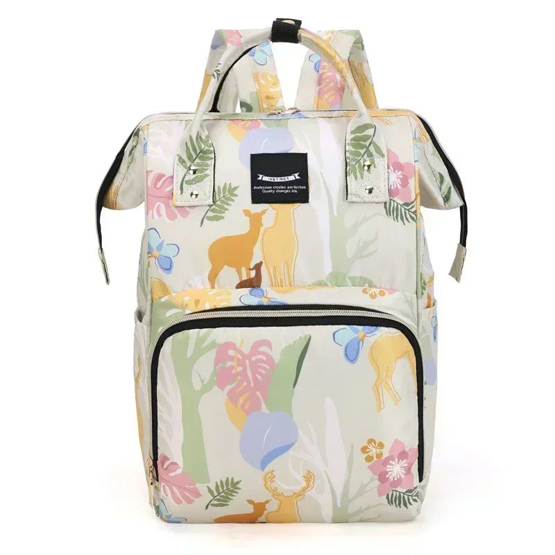 Large Capacity Diaper Backpack – Insulated Multi-Function Baby Bag for Travel & Stroller Use - Nestling Babies