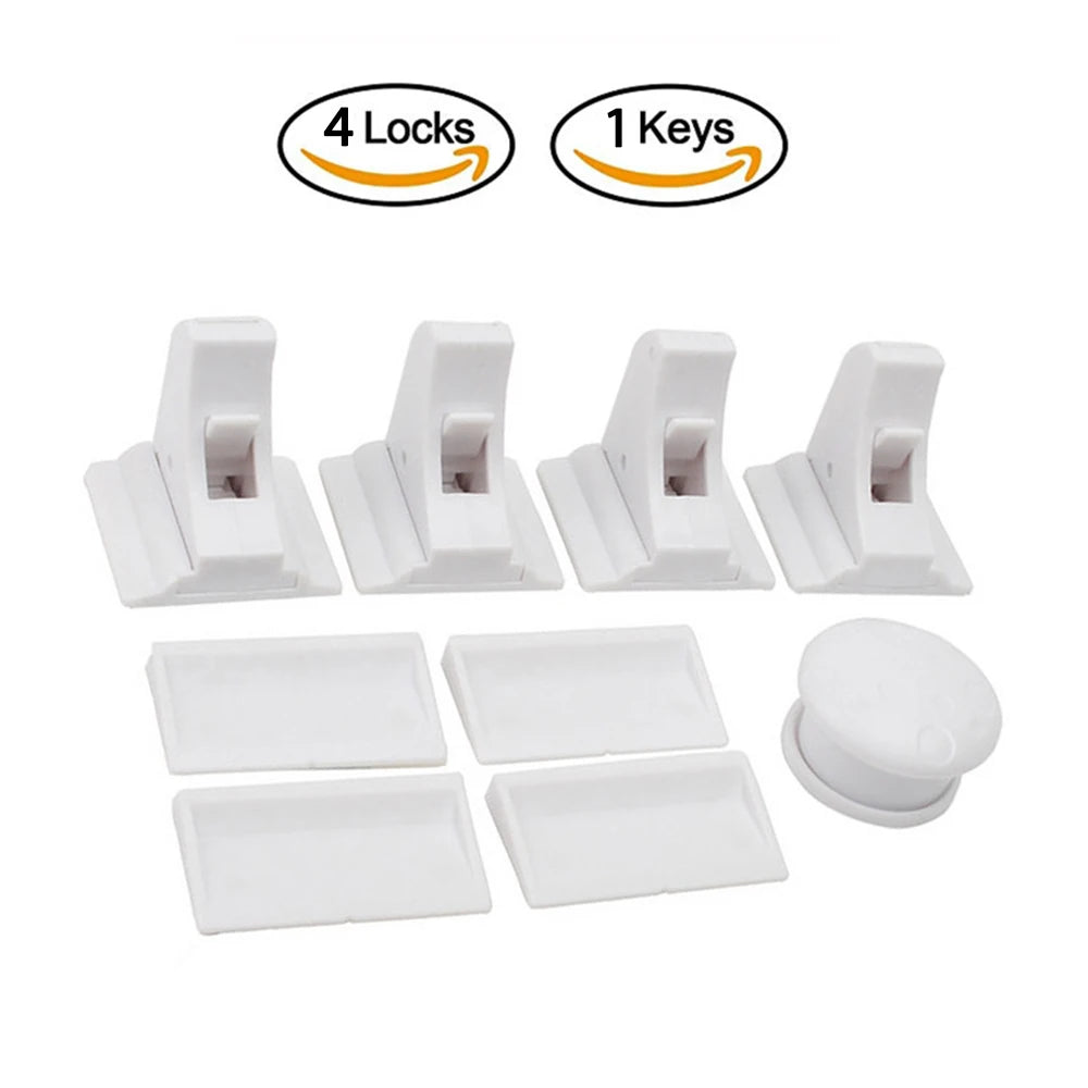 Magnetic Child Safety Locks – Invisible Baby Cabinet & Drawer Latches (Includes Installation Tool) - Nestling Babies
