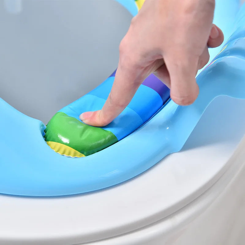 Baby Toilet Training Seat – Soft Anti-Slip Potty Training Mat for Toddlers - Nestling Babies