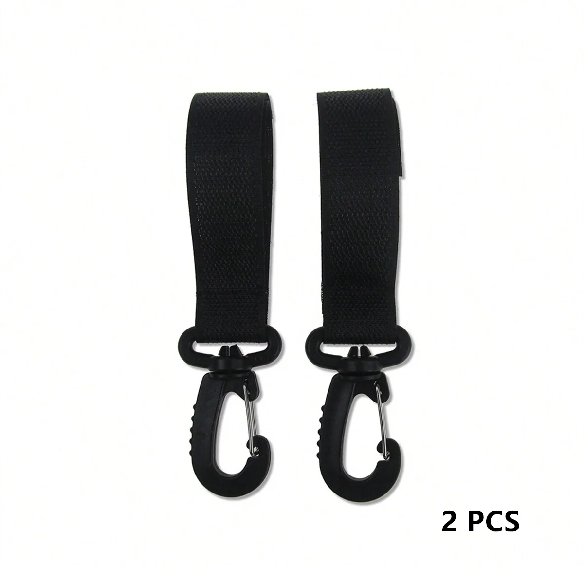 2PCS 360° Rotating PU Leather Stroller Hooks – Elegant Baby Bag Clips for Pram & Cart Organization - Nestling Babies