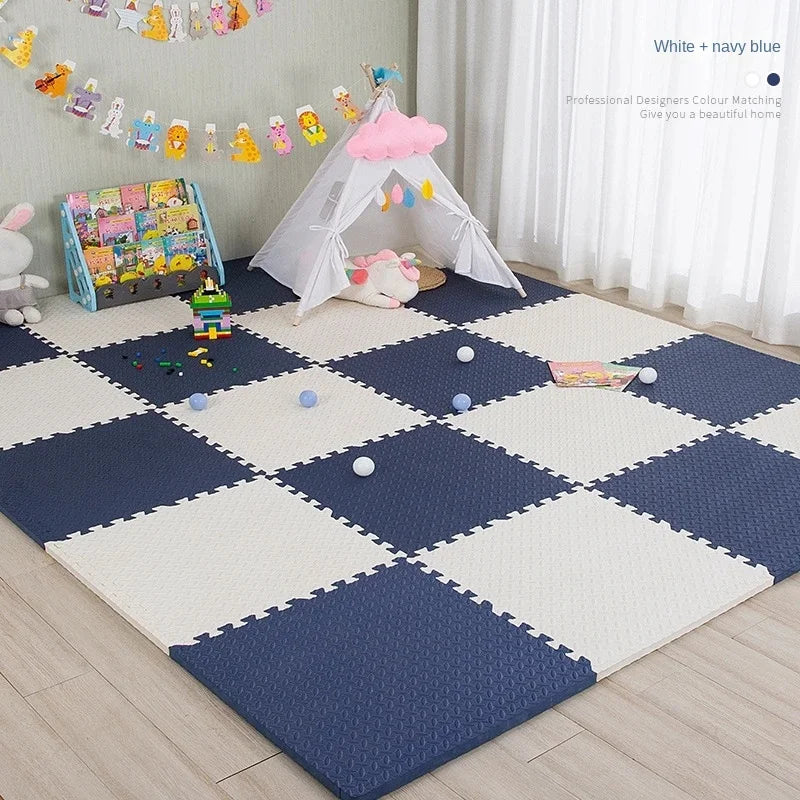 8/16PCS Baby Puzzle Foam Play Mat – Soft Interlocking Floor Tiles for Kids - Nestling Babies