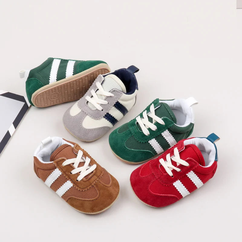 Unisex Baby Sports Shoes – Non-Slip PVC Sole First Walkers (0–12 Months) - Nestling Babies