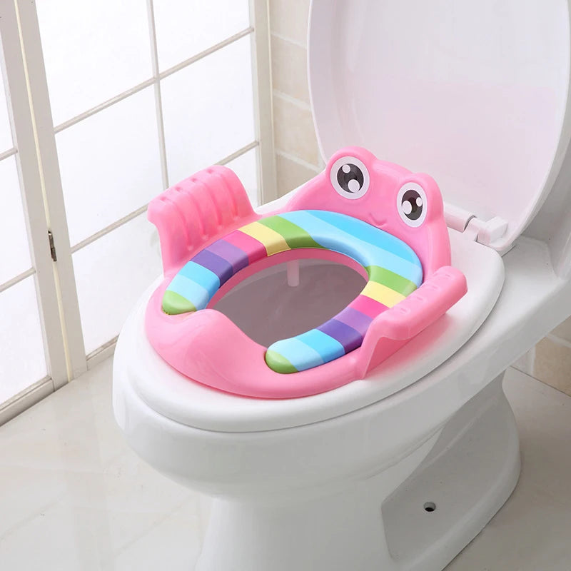 Baby Toilet Training Seat – Soft Anti-Slip Potty Training Mat for Toddlers - Nestling Babies