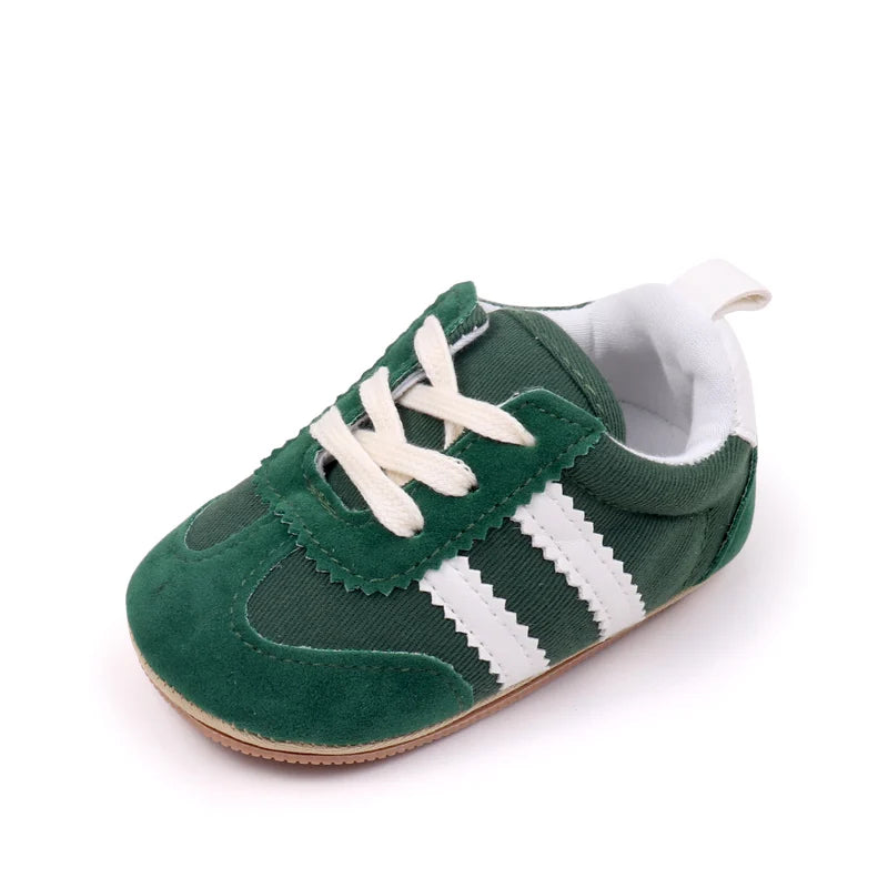 Unisex Baby Sports Shoes – Non-Slip PVC Sole First Walkers (0–12 Months) - Nestling Babies