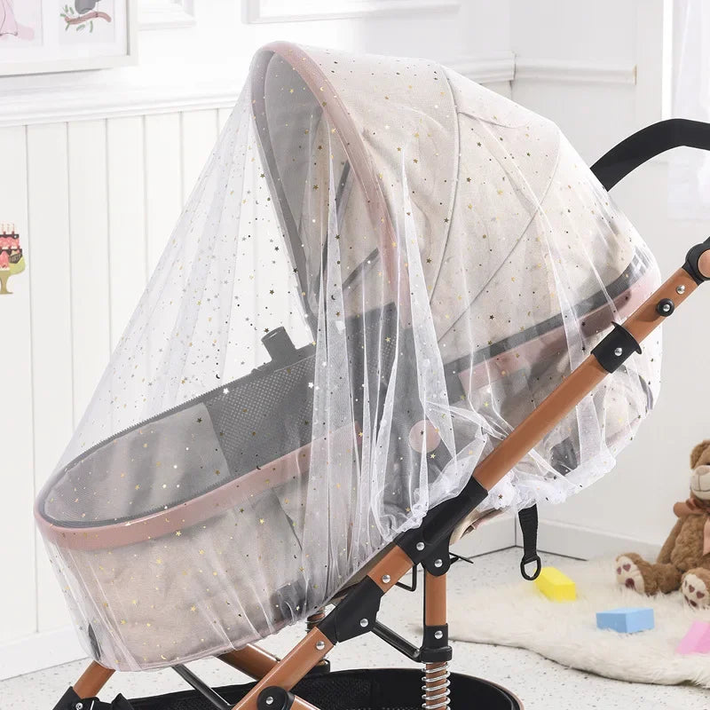 Universal Baby Stroller Mosquito Net – Sunshade Insect Protection Cover for Pushchair & Pram - Nestling Babies