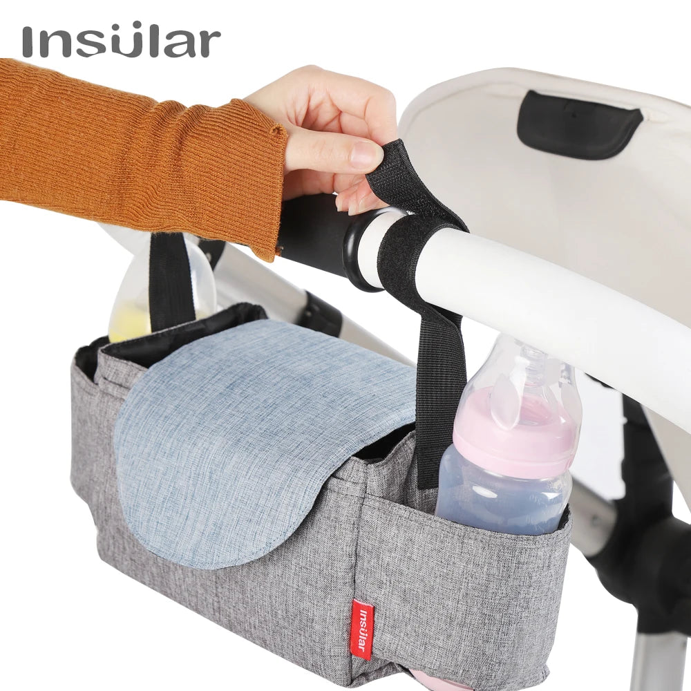 Compact Baby Diaper Bag – Lightweight Portable Organizer for Newborn Essentials (Small Size) - Nestling Babies