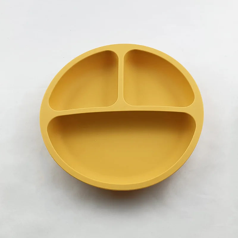 Silicone Suction Plate for Toddlers – Non-Slip Cartoon Design for Mess-Free Meals - Nestling Babies