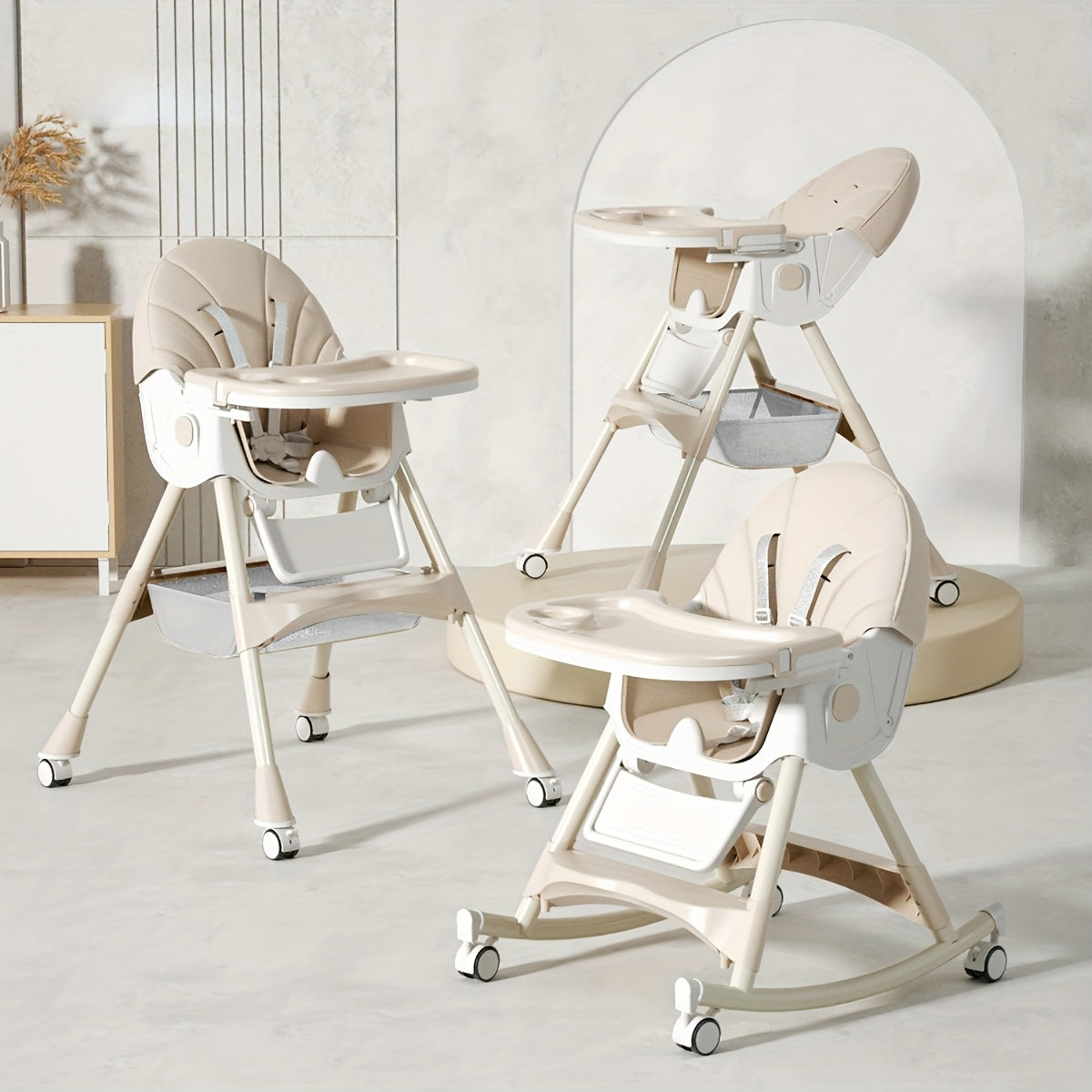 Adjustable Baby High Chair – Sleek, Safe & Easy to Clean - Nestling Babies 