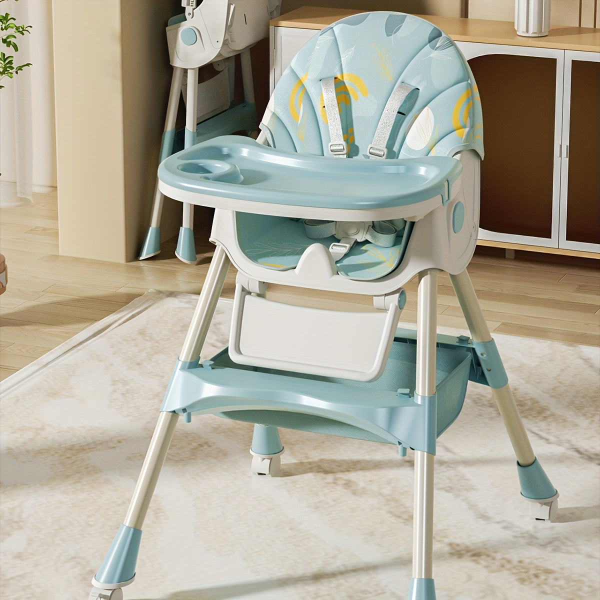 Adjustable Baby High Chair – Sleek, Safe & Easy to Clean - Nestling Babies 