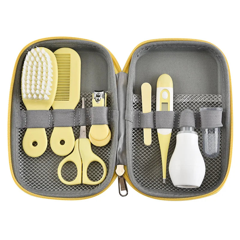 13-in-1 Baby Grooming Kit – Nail Care, Thermometer, Scissors & Hygiene Tools Set - Nestling Babies 