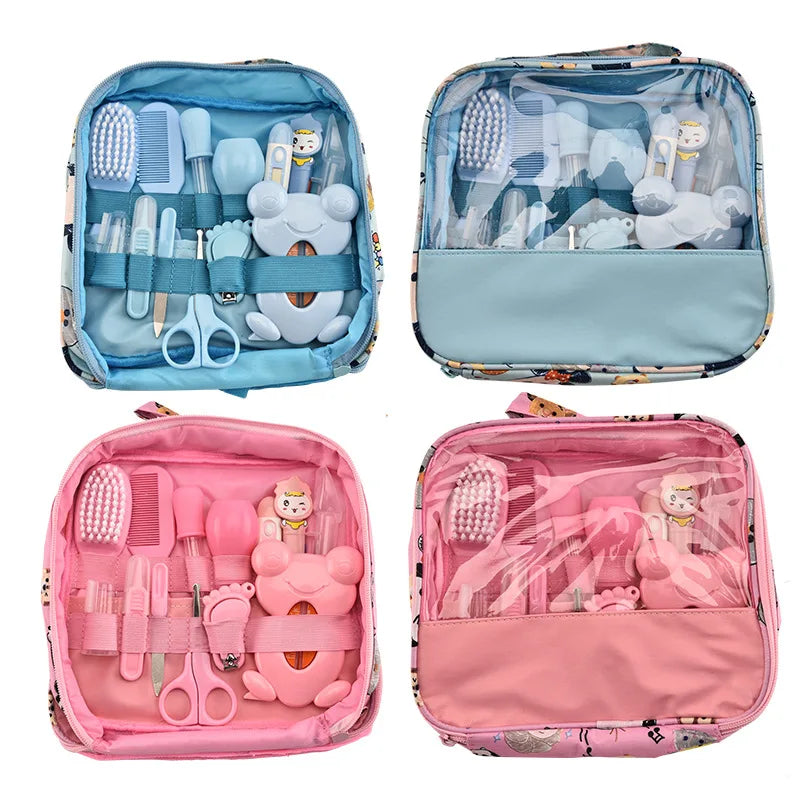 13-in-1 Baby Grooming Kit – Nail Care, Thermometer, Scissors & Hygiene Tools Set - Nestling Babies 