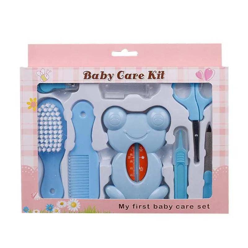 13-in-1 Baby Grooming Kit – Nail Care, Thermometer, Scissors & Hygiene Tools Set - Nestling Babies 