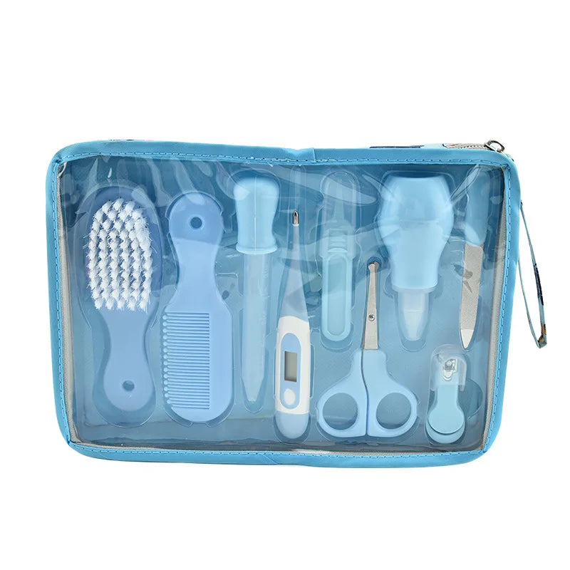 13-in-1 Baby Grooming Kit – Nail Care, Thermometer, Scissors & Hygiene Tools Set - Nestling Babies 