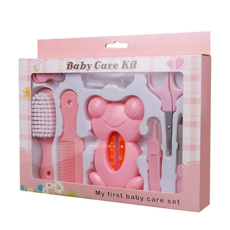 13-in-1 Baby Grooming Kit – Nail Care, Thermometer, Scissors & Hygiene Tools Set - Nestling Babies 
