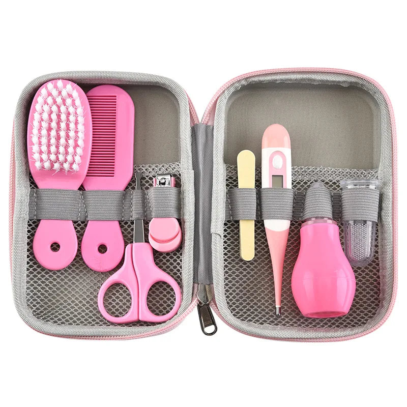 13-in-1 Baby Grooming Kit – Nail Care, Thermometer, Scissors & Hygiene Tools Set - Nestling Babies 