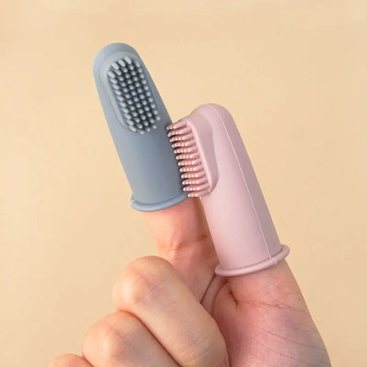Children's Teeth Oral Care Cleaning Brush Baby Health Finger Toothbrush New Born Baby Items Travel Portable Accessories - Nestling Babies 