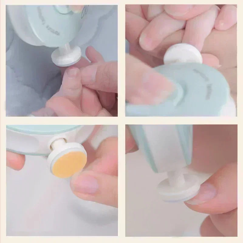 Electric Baby Nail Trimmer – Gentle Nail File & Care Kit for Newborns and Toddlers - Nestling Babies 
