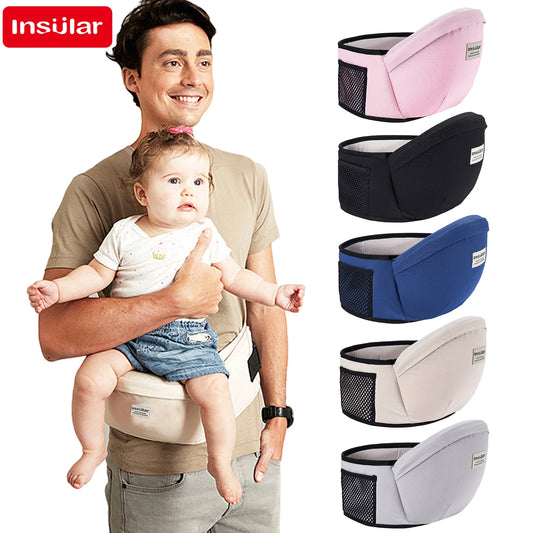 Baby Carrier Waist Stool – Adjustable Infant Hipseat for Comfortable Babywearing - Nestling Babies 