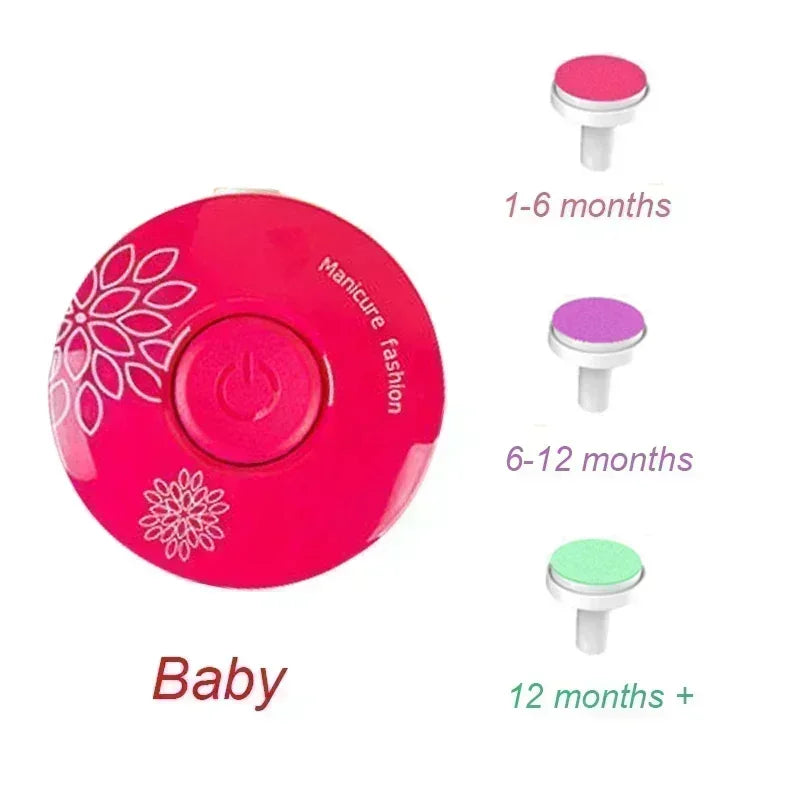 Electric Baby Nail Trimmer – Gentle Nail File & Care Kit for Newborns and Toddlers - Nestling Babies 