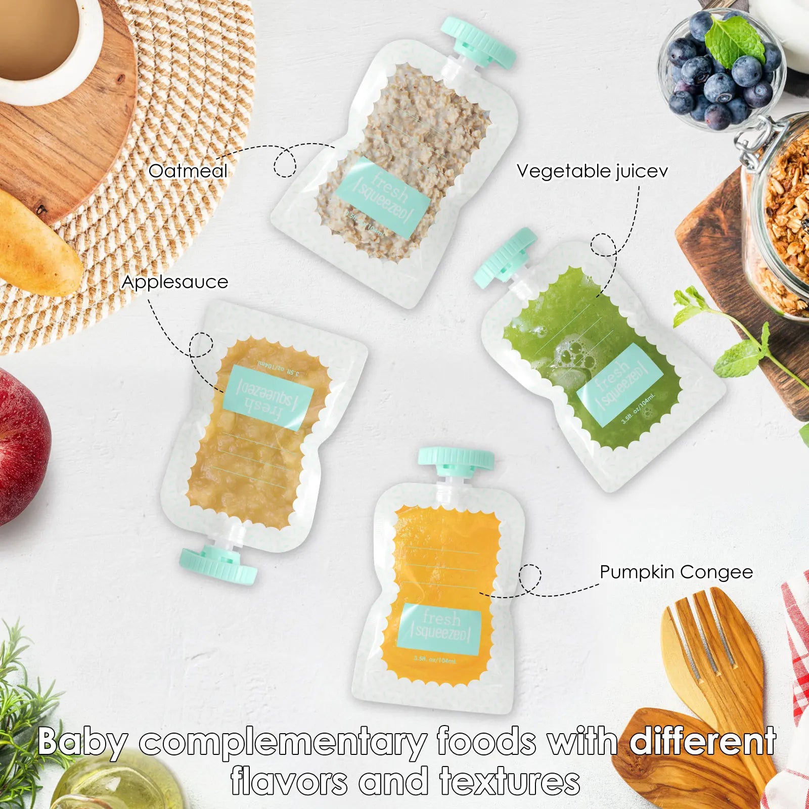 BabyPure™ Food Pouch Maker – Clean & Easy Homemade Prep - Nestling Babies 