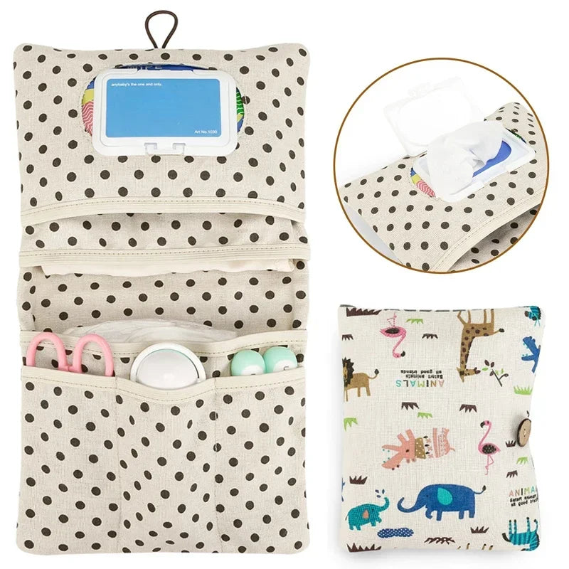 Portable Baby Diaper Bag Organizer – Foldable Stroller Pouch for Travel & Outdoor Use - Nestling Babies 