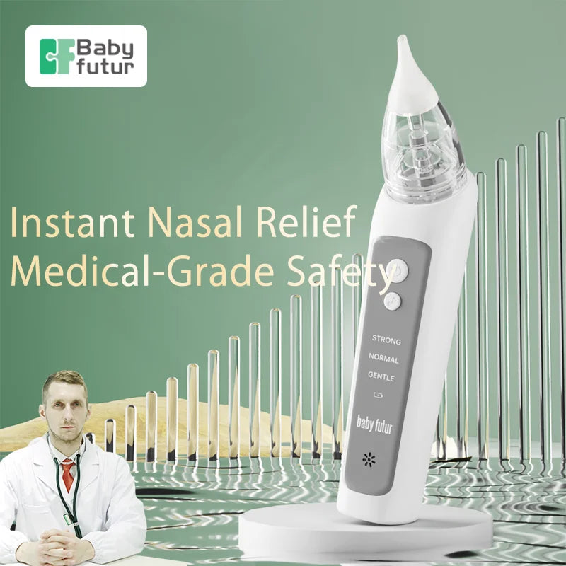 BabyFutur Rechargeable Electric Nasal Aspirator – Gentle, Silent & Soothing - Nestling Babies 