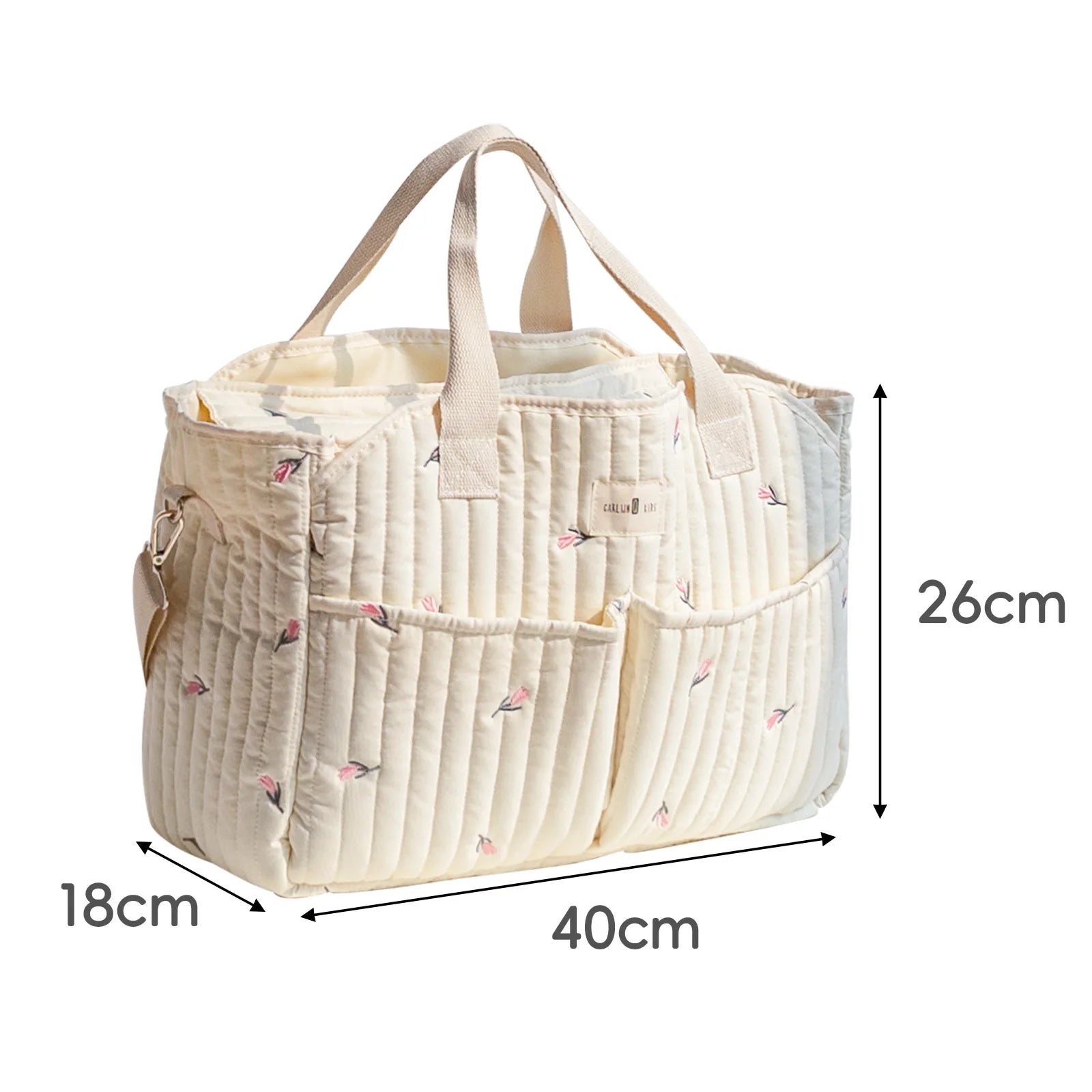 Large Capacity Mummy Diaper Bag – Multi-Functional Crossbody Baby Tote for Travel & Outings - Nestling Babies 