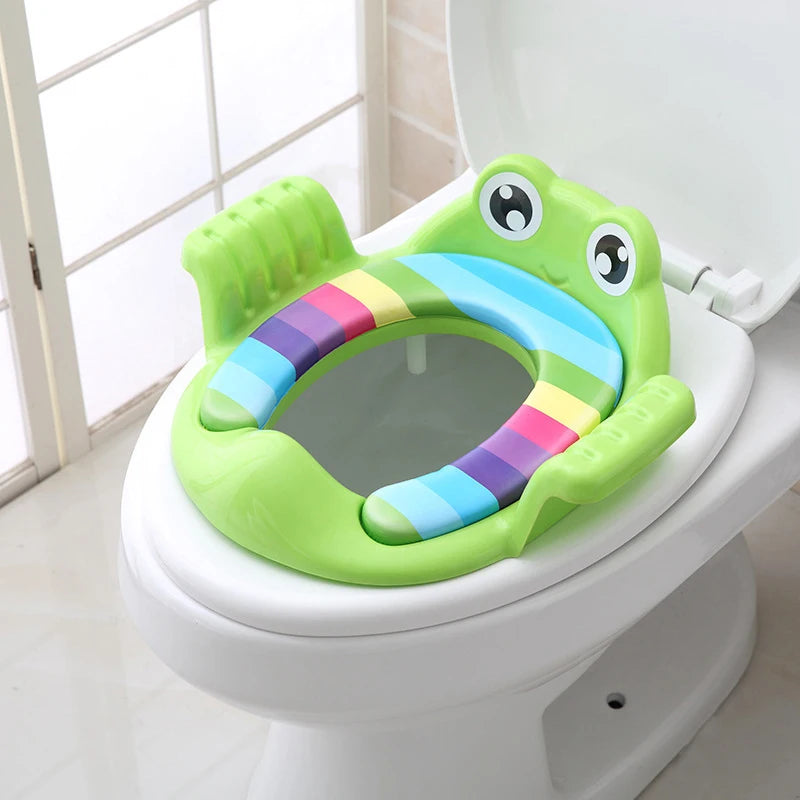 Baby Toilet Training Seat – Soft Anti-Slip Potty Training Mat for Toddlers - Nestling Babies 