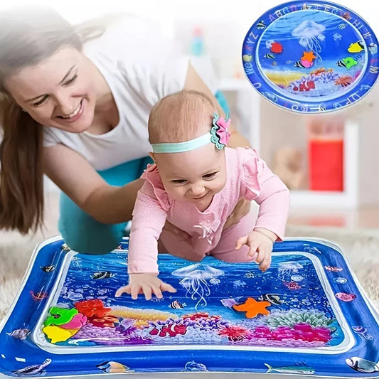 Infinno Inflatable Tummy Time Mat – Sensory Water Play Mat for Babies (50cm) - Nestling Babies 