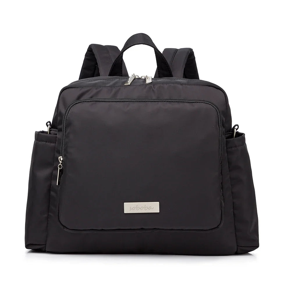 Soboba Waterproof Diaper Backpack – Large Capacity Travel Bag for Moms with Solid Design - Nestling Babies 