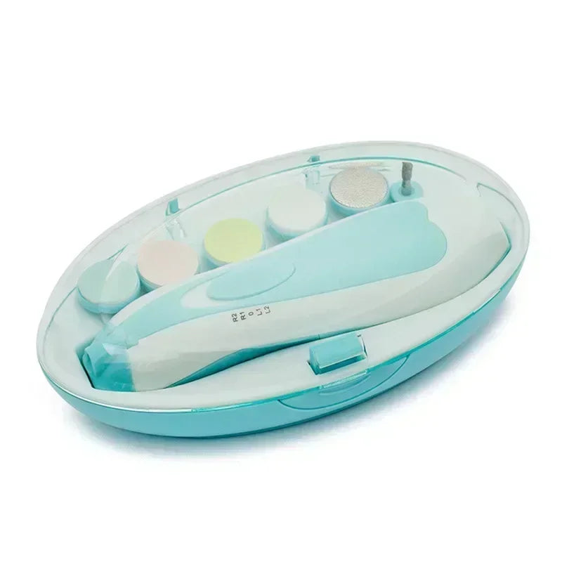Electric Baby Nail Trimmer – Gentle Nail File & Care Kit for Newborns and Toddlers - Nestling Babies 