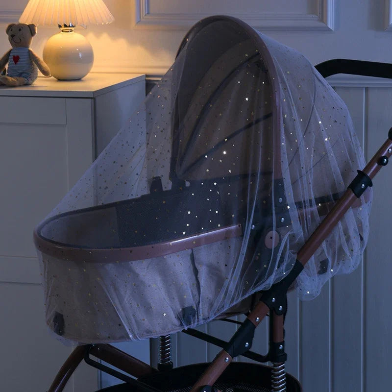 Universal Baby Stroller Mosquito Net – Sunshade Insect Protection Cover for Pushchair & Pram - Nestling Babies 