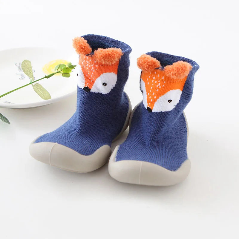 Soft Knit Baby First Walkers – Non-Slip Slip-On Shoes for Toddlers (0–4Y) - Nestling Babies 