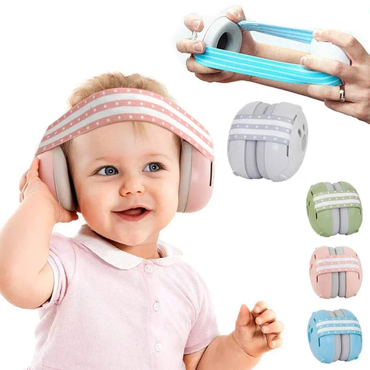 Baby Noise-Canceling Earmuffs – Gentle Hearing Protection for Infants & Toddlers - Nestling Babies 