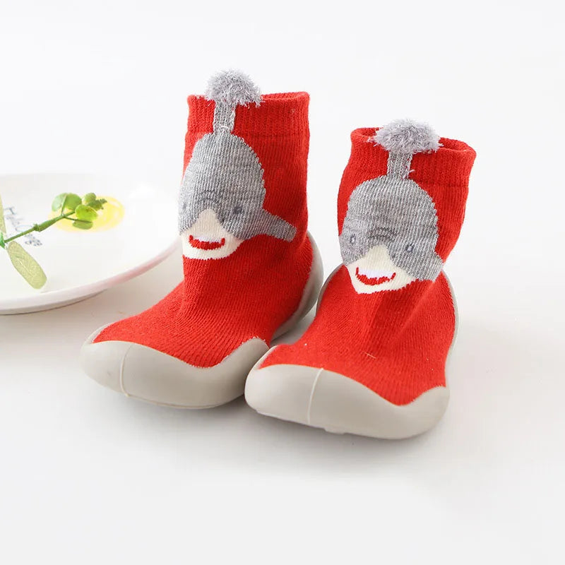 Soft Knit Baby First Walkers – Non-Slip Slip-On Shoes for Toddlers (0–4Y) - Nestling Babies 