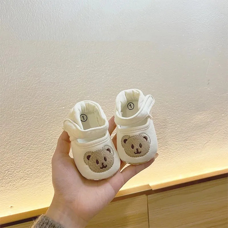 Baby Bear Soft Sole Sandals – Comfortable Summer First Walkers for Infants (0–18 Months) - Nestling Babies 