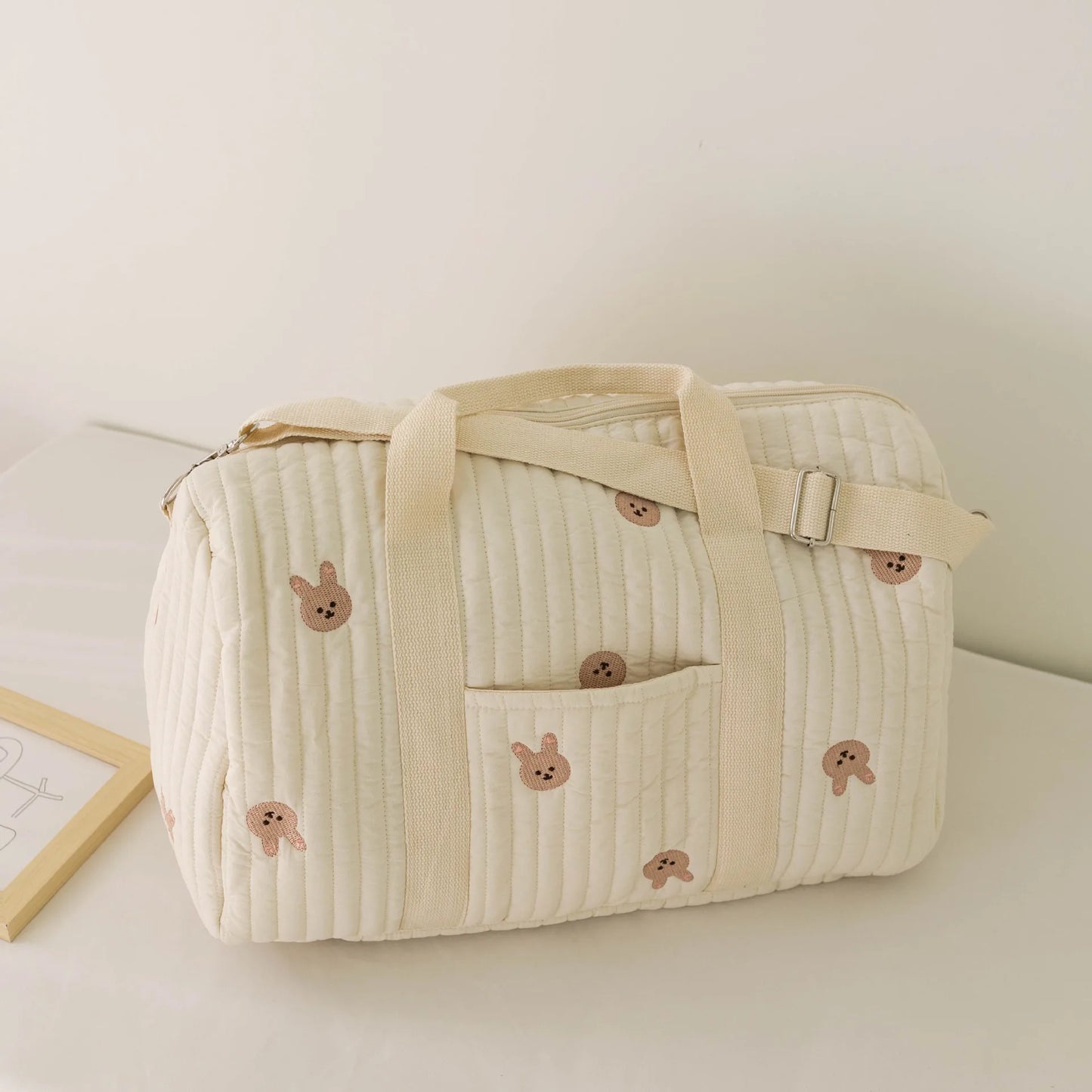 Large Mommy Diaper Bag – Multi-Functional Tote for Baby Essentials & Travel - Nestling Babies 