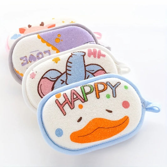 Soft Baby Bath Sponge – Gentle Scrub & Hair Washing Brush for Newborns and Toddlers - Nestling Babies 