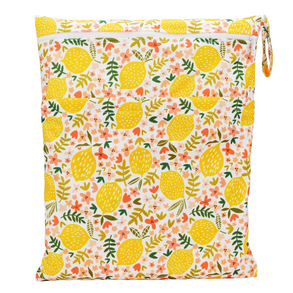 [Sigzagor] Reusable Wet Dry Bag – Waterproof Diaper Organizer with Dual Zippers & Animal Prints - Nestling Babies 