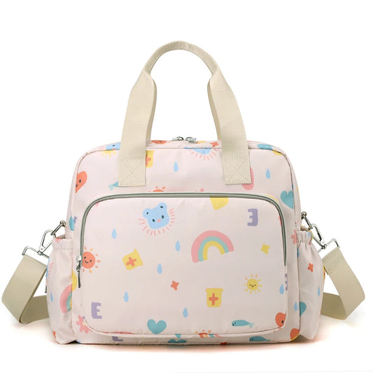 Compact Baby Diaper Bag – Stylish Maternity Messenger Bag for Moms on the Go - Nestling Babies 