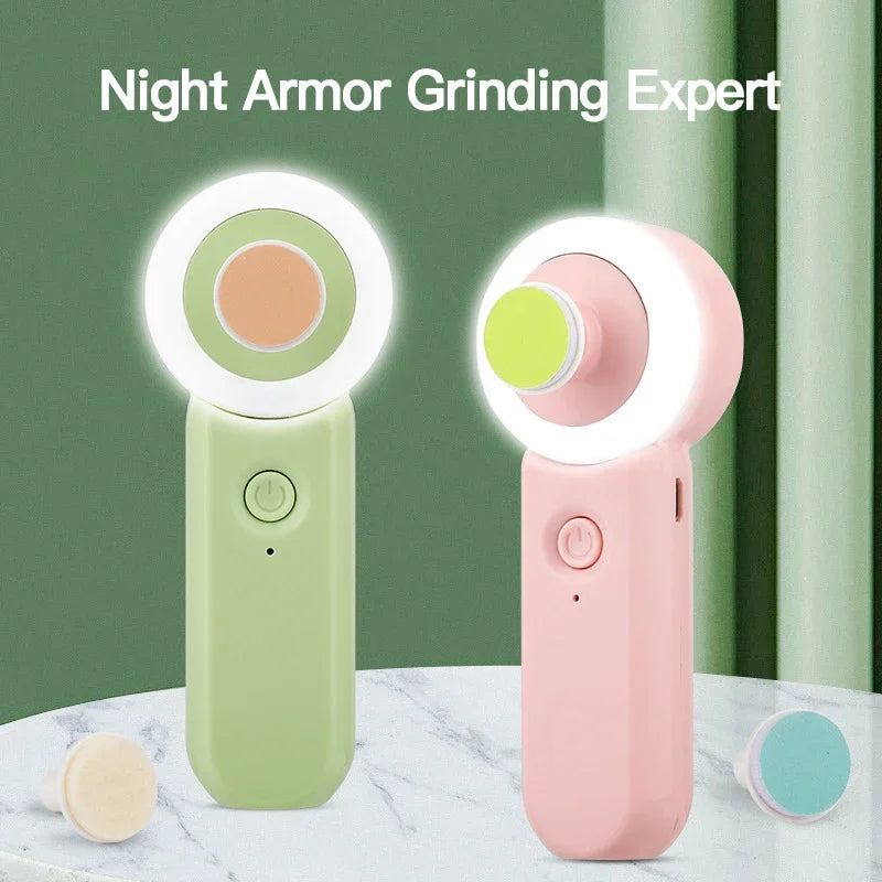 Rechargeable Baby Nail Grinder – Silent Electric Clipper with LED Light for Safe & Gentle Trimming - Nestling Babies 