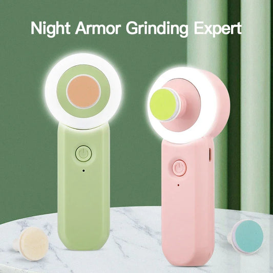 Rechargeable Baby Nail Grinder – Silent Electric Clipper with LED Light for Safe & Gentle Trimming - Nestling Babies 