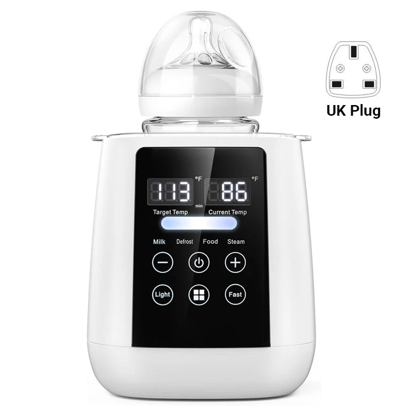 6-in-1 Baby Bottle Warmer & Sterilizer – Fast Heating with 24h Temperature Control - Nestling Babies 