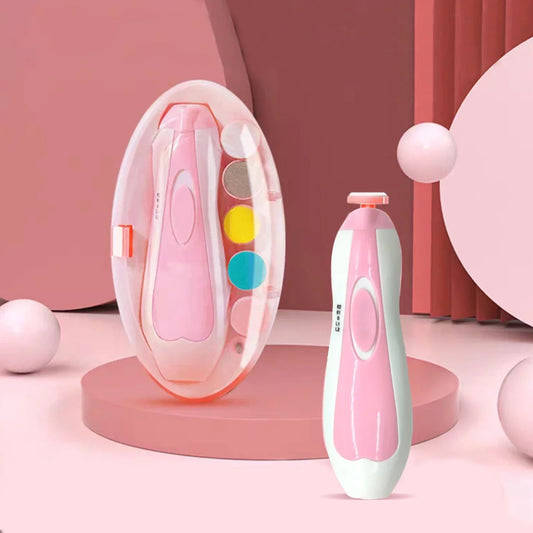 Electric Baby Nail File – Safe Trimmer & Clippers Set for Newborns and Toddlers - Nestling Babies 