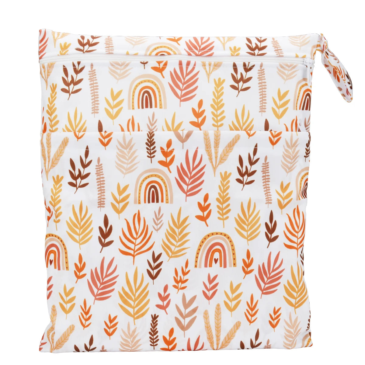 [Sigzagor] Reusable Wet Dry Bag – Waterproof Diaper Organizer with Dual Zippers & Animal Prints - Nestling Babies 