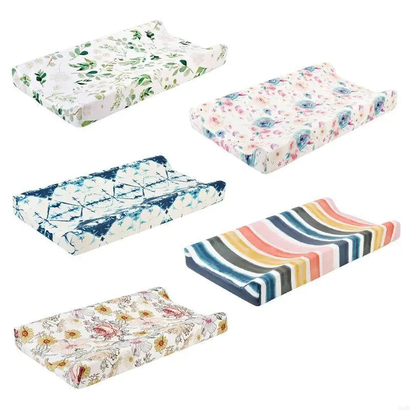 Floral Fitted Crib Sheet – Soft & Stretchy Diaper Changing Pad Cover for Nursery - Nestling Babies 