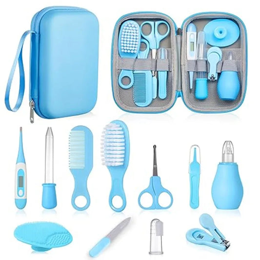 All-in-One Baby Care Kit – 13-Piece Grooming & Health Essentials Set for Newborns - Nestling Babies 