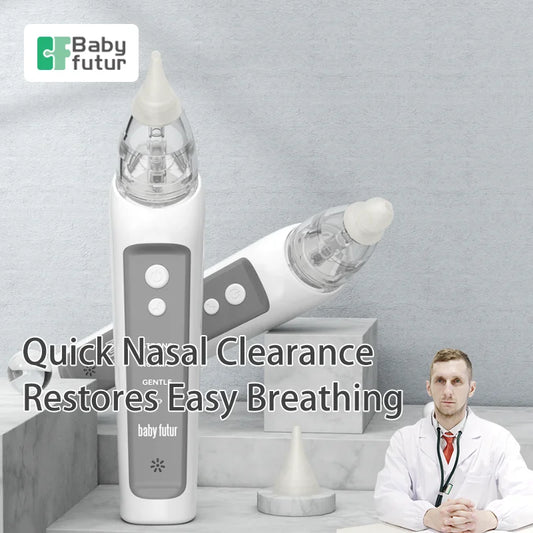 BabyFutur Rechargeable Electric Nasal Aspirator – Gentle, Silent & Soothing - Nestling Babies 