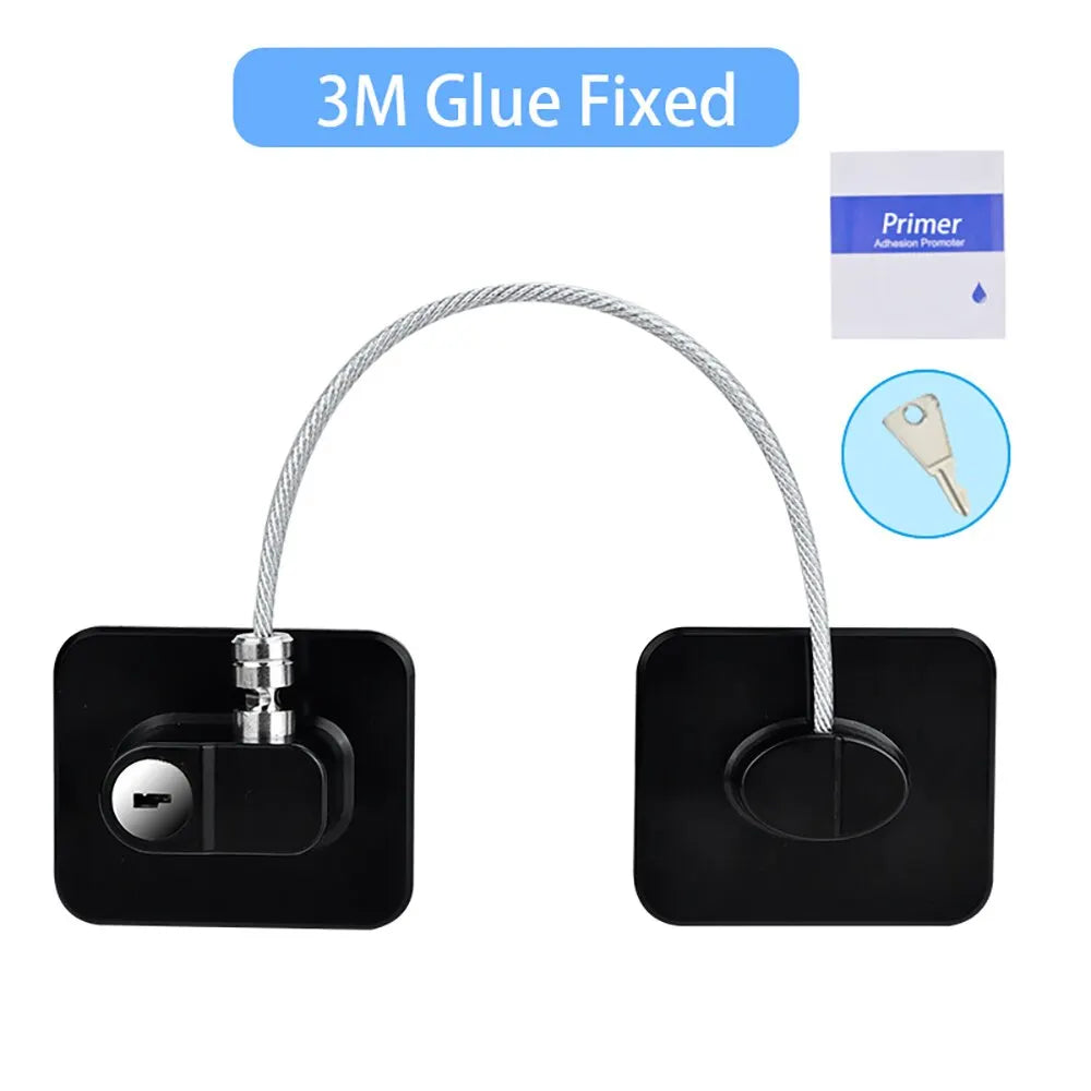 Baby Safety Cable Lock – Multi-Use Window, Fridge & Cabinet Security Lock for Kids - Nestling Babies 
