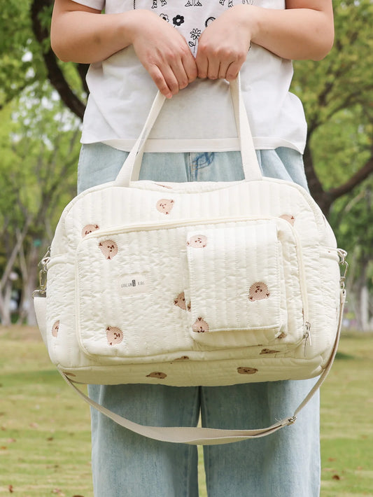Multifunctional Travel Mommy Bag – Large-Capacity Diaper Tote for On-the-Go Moms - Nestling Babies 